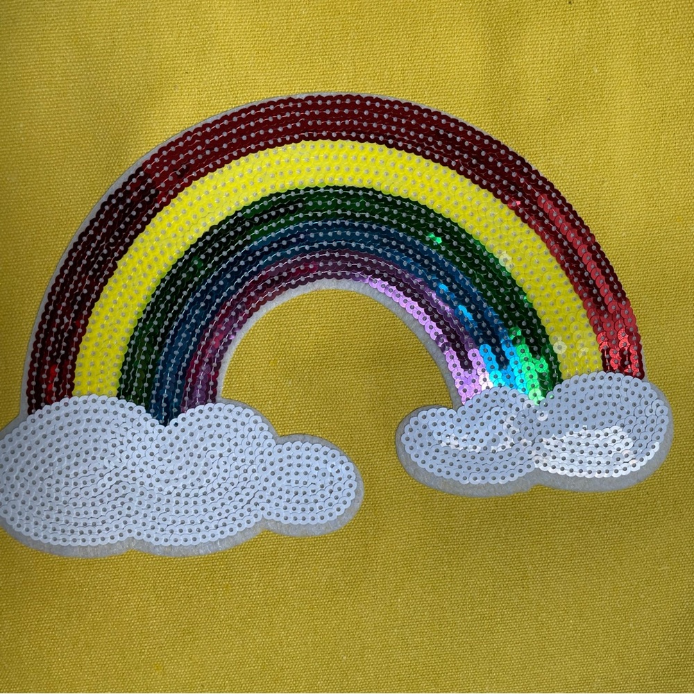 Rainbow with cloud, touch latest